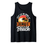 Beach Vacation Palm Trees Summer Hilton Head Island Tank Top