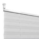 Plisse Blind 90x200cm White Pleated Blind GFL