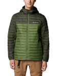 Columbia Silver Falls Hooded Puffer Jacket, Canteen Green