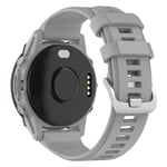 Garmin Fenix 7/5 / Instinct 2 / Forerunner 935/945 - Silikonrem 22mm - Grå