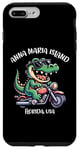 Coque pour iPhone 7 Plus/8 Plus Anna Maria Island Floride USA Fun Alligator Cartoon Design