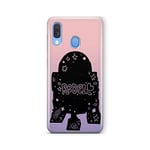 ERT GROUP Original und offiziell Lizenziertes Star Wars Droids Copertura Del telefono cellulare per Samsung A40 Adattato in modo ottimale Alla Forma dello Smartphone, Cover protettiva in Silicone