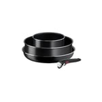 Casserolerie Tefal Ingenio Easy Cook N Clean Black coffee Set 4 pieces L1539002