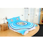 Manchester City Pulse Football Club Double Bedding Set Duvet Cover Official