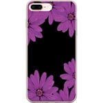 Apple iPhone 8 Plus Gennemsigtigt Telefoncover Blomster