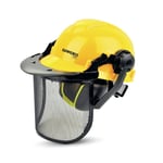 Casque protection visiere anti bruit debroussailleuse sécurité Travail jardin pr