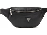 Guess, Certosa, Synthetic Leather, Textile Fanny Pack, Hmcrts P1330, Black, 28 X 14 X 8 Cm, For Men For Men