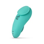 EasyToys Online Only - Vibromasseur pour culotte avec télécommande sans fil Turquoise