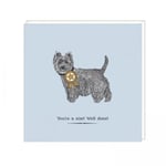 Well Done Card - You're a Star! - Westie Dog - Artbeat Quality NEW