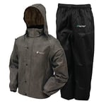 frogg toggs Men's Classic All-sport Waterproof Breathable Rain Suit Rain Clothing (Pack of 2)