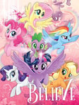 Pyramid International My Little Pony Movie (Believe) -Canvas Print 60 x 80cm, Wood, Multi-Colour, 60 x 80 x 1.3 cm