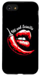 Coque pour iPhone SE (2020) / 7 / 8 Hot And Sarcastic - Funny Red Lips Hot Chili Lover