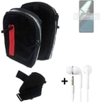 Shoulder bag / holster + earphones for OnePlus 11 Belt Pouch Case