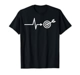 Archery Target Heartbeat Monitor Arrow Bow Hunting Aim Gift T-Shirt