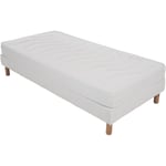 Elite Mattress - Ensemble 90x190 confort Sommier + Matelas Hauteur 15cm