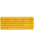 Ducky One 3 Yellow TKL MX Brown - ND - Gaming Keyboard - Utan numpad - Nordisk - Gul