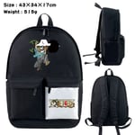 One Piece Sac à dos périphérique One Piece Anime Sac d'école Couleur assortie Sac de voyage en plein air Sac d'ordinateur Cartable Sac One Piece-JJ8031