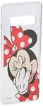 ERT GROUP Coque de téléphone Portable pour Samsung S10 Original et sous Licence Officielle Disney Motif Minnie 006 Parfaitement adapté à la Forme du téléphone Portable, partiel imprimé