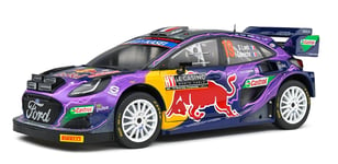 SOLIDO - FORD Puma Rally1 Hybrid purple #19 Rallye de Monte Carlo S.LOEB / I....