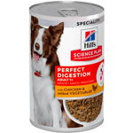 Adult Perfect Digestion Chicken Canned - Wet Dog Food 12 x 363 g - Hund - Hundefôr - Våtfôr - Hills Science Plan