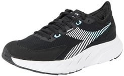 Diadora Femme Pas 3 W Chaussure de Course, Noir Blanc Bleu Aruba, 42 EU