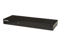 Intellinet 8-Port Rackmount Kvm Switch, Combo Usb + Ps/2, On-Screen Display, Cables Included, Box - Omkopplare För Tangentbord/Video/Mus - 8 X Kvm Port(S) - 1 Lokal Användare - Rackmonterbar - Likström