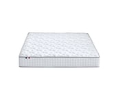 Pack matelas ressorts ép.19 cm + sommier 140x190cm PAPAYA