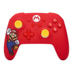 Manette sans fil PowerA pour Nintendo Switch, modèle OLED et Nintendo Switch Lite, accessoire de jeu, manette de jeu, manette Bluetooth, sous licence officielle - Mario Joy