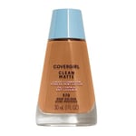 Clean Matte Liquid Foundation - 570 Deep Golden by CoverGirl for Women - 1 oz Foundation