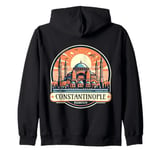 Constantinople Byzantium Souvenir Constantinoupoli Byzantine Zip Hoodie