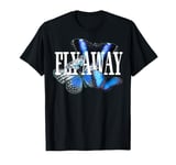 Flyaway Butterfly Wings | Bold Streetwear Statement Design T-Shirt