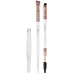 Luvia Cosmetics Brushes Brush Set Prime Vegan Prime Brow Kit Brow Duo + Brow Definer + Precision Tweezer 1 Stk. (£9.20 / 1 pcs.)