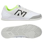 New Balance Audazo V6 Command In - Vit/neon Barn - Inomhus (Ic), storlek 38