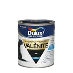 Dulux Valentine Peinture Laque Valénite Glycéro multisupport intérieur-extérieur – Grande résistance pour boiseries et ferronneries - aspect Mat Noir 2L