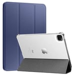 Case för Apple iPad 9.7 10.2 10.9 5:e 6:e 7:e 8:e 9:e 10:e generationen 2018 2019 2020 2021 2022 Magnetic Flip Smart Cover iPad 7th 10.2 2019 Blue Hard Shell