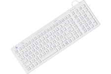 KeySonic KSK-6031INEL tastatur USB QWERTZ Tysk Hvid