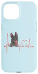 iPhone 15 Kai ken Tora dog My Heartbeat EKG Dogs My Cardio Case