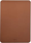 Housse Macbook Pro 13 Pouces Précisément Compatible Avec Apple Macbook Air 13 M3 M2 M1 2024-2020 Et Mac Pro M1, Pochette De Protection En Simili Cuir Pour Ordinateur Portable, Marron