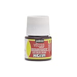 PEBEO 111005 - Transparent Glass Paint Vitrea 160°C - Indien Red- 45 ML