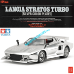 Tamiya 25418 1/24 LANCIA STRATOS TURBO SILVER COLOR PLATED