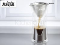 La Cafetiere Edited Premium Double Walled Glass Drip Filter 520ml Clear Glass