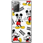 ERT GROUP mobile phone case for Samsung GALAXY NOTE 20 original and officially Licensed Disney pattern Mickey 050 optimally adapted to the shape of the mobile phone, case made of TPU