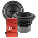 2-pack DS18 ZXI6.4D &amp; Bass Habit SPL ELITE 1200.1DF, baspaket