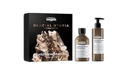 L'Oréal Professionnel, Coffret Cadeau Absolut Repair Molecular, Routine Réparatrice, Cheveux Abîmés, Duo Shampoing + Sérum à Rincer, Édition Limitée Serie Expert