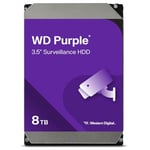 WD Purple 8To Disque dur Interne 3.5" dédié Vidéosurveillance AllFrame Technology, 180BT/yr, 256MB Cache, Garantie 3 ans