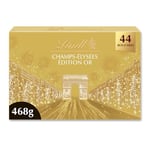 Lindt - Boîte CHAMPS-ÉLYSÉES Édition Or - Assortiment de Chocolats au Lait, Noirs et Blancs - Pralinés, Croustillants et Onctueux - Idéal pour Noël, 468g