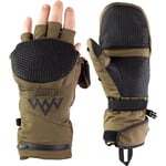 Heat Experience Heated Hunt Pullover Mittens Olive Green