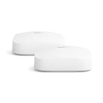 Amazon eero Pro 6E mesh Wi-Fi router | 2.5 Gbps Ethernet | Coverage up to 380 m2 | Connect 100+ devices | Ideal for streaming, working, and gaming | 2-Pack | 2022 release