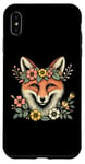 Coque pour iPhone XS Max Couronne de fleurs de renard