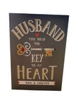 Husband You Hold the Key to My Heart Now and Forever - Valentines Card